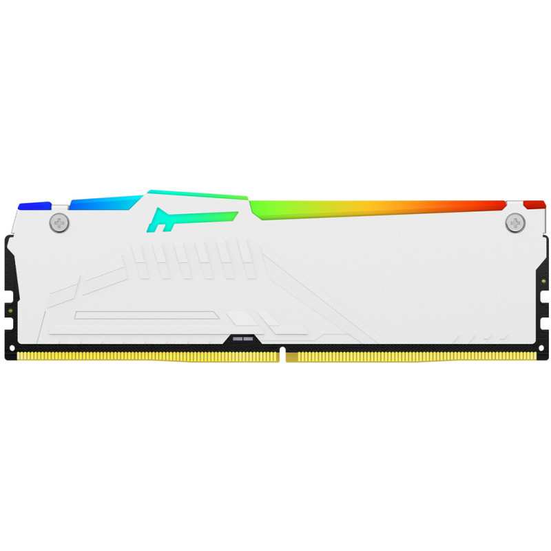 Модуль пам'яті Kingston DDR5 16GB 6000MHz Beast White RGB Fury (ex. HyperX) (KF560C30BWEA-16)