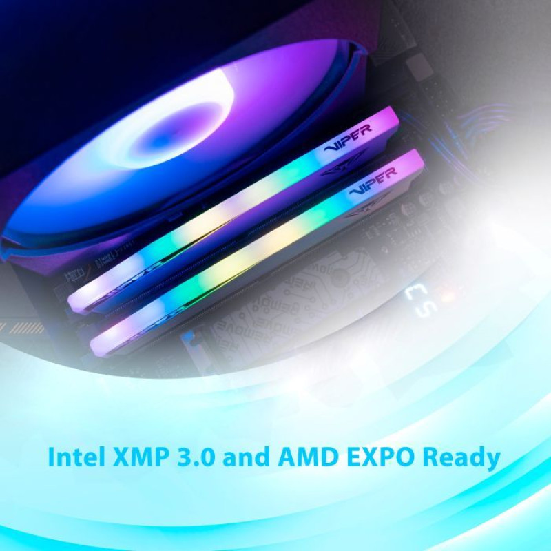 Модуль пам'яті Patriot DDR5 2x24GB/7000 Viper Elite 5 RGB (PVER548G70C32KW)