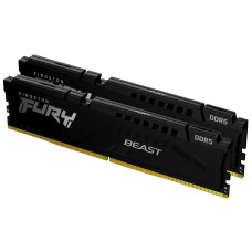 Модуль пам'яті Kingston DDR5 2x32GB/5600 Fury Beast Black (KF556C36BBE2K2-64)