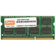 Модуль пам'яті SO-DIMM 8GB/1600 DDR3 Dato (DT8G3DSDLD16)