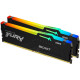 Модуль пам'яті Kingston DDR5 16GB (2x8GB) 5200 MHz FURY Beast RGB Fury (ex.HyperX) (KF552C40BBAK2-16)