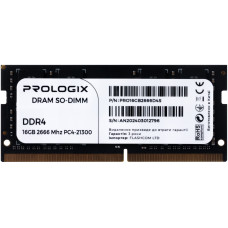 Модуль пам'яті Prologix SO-DIMM 16GB/2666 DDR4 (PRO16GB2666D4S)