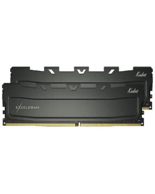 Модуль пам'яті eXceleram DDR4 32GB (2x16GB) 3200MHz Black Kudos (EKBLACK4323222XD)
