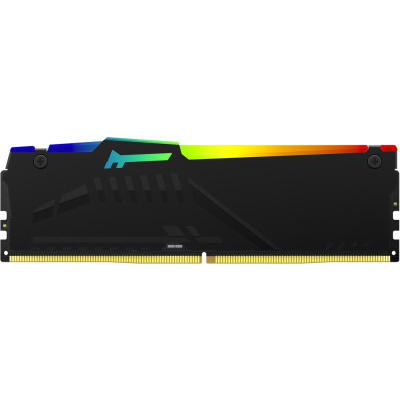 Модуль пам'яті Kingston Fury (ex.HyperX) DDR5 16GB 5600MHz FURY Beast RGB (KF556C40BBA-16)