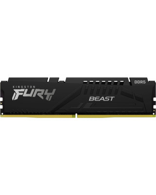 Модуль пам'яті Kingston DDR5 16GB 6400 MHz Beast Black EXPO Fury (ex. HyperX) (KF564C32BBE-16)