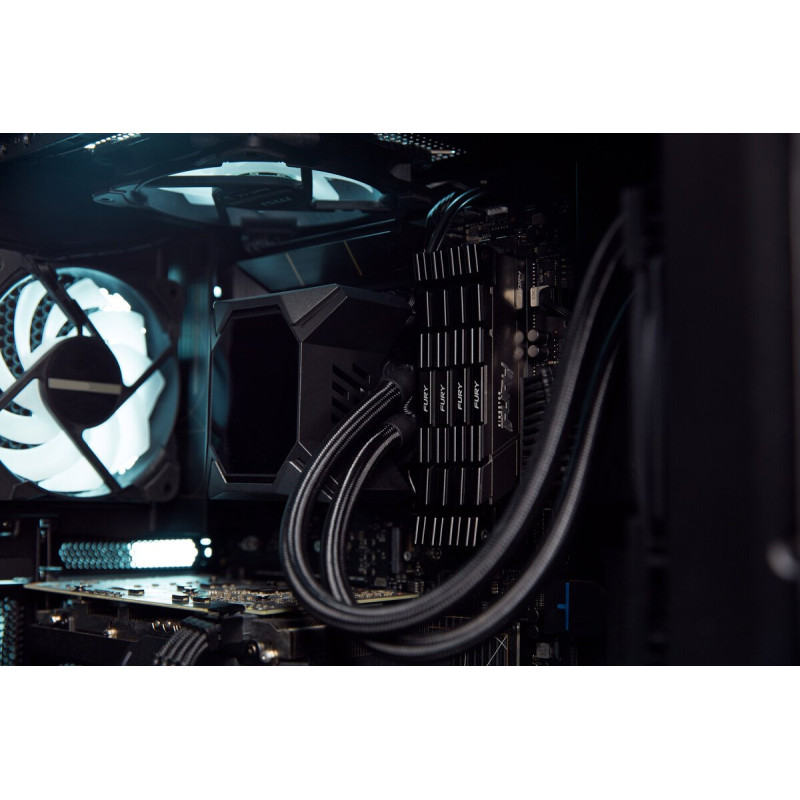 Модуль пам'яті Kingston DDR4 16GB (2x8GB) 3200 MHz Fury Renegade Black Fury (ex.HyperX) (KF432C16RB2K2/16)