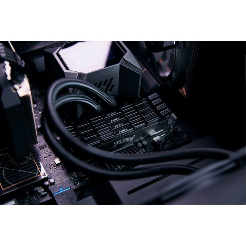 Модуль пам'яті Kingston DDR4 16GB (2x8GB) 3200 MHz Fury Renegade Black Fury (ex.HyperX) (KF432C16RB2K2/16)