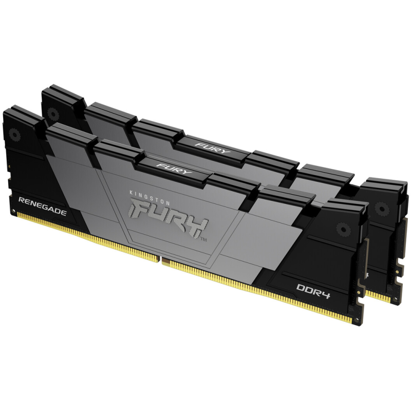 Модуль пам'яті Kingston DDR4 16GB (2x8GB) 3200 MHz Fury Renegade Black Fury (ex.HyperX) (KF432C16RB2K2/16)