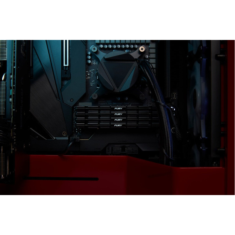 Модуль пам'яті Kingston DDR4 16GB (2x8GB) 3200 MHz Fury Renegade Black Fury (ex.HyperX) (KF432C16RB2K2/16)
