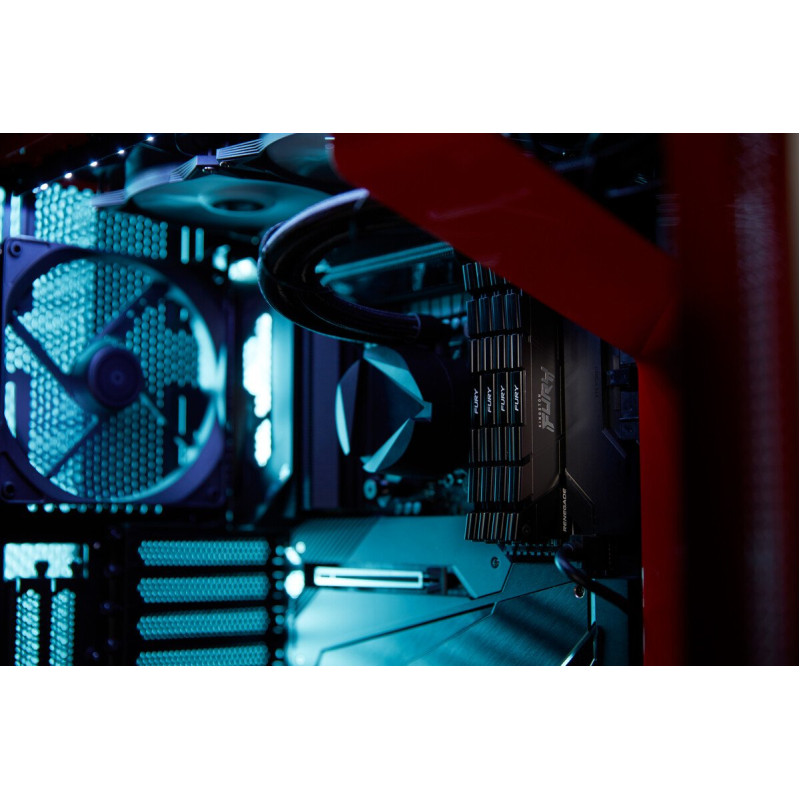 Модуль пам'яті Kingston DDR4 16GB (2x8GB) 3200 MHz Fury Renegade Black Fury (ex.HyperX) (KF432C16RB2K2/16)