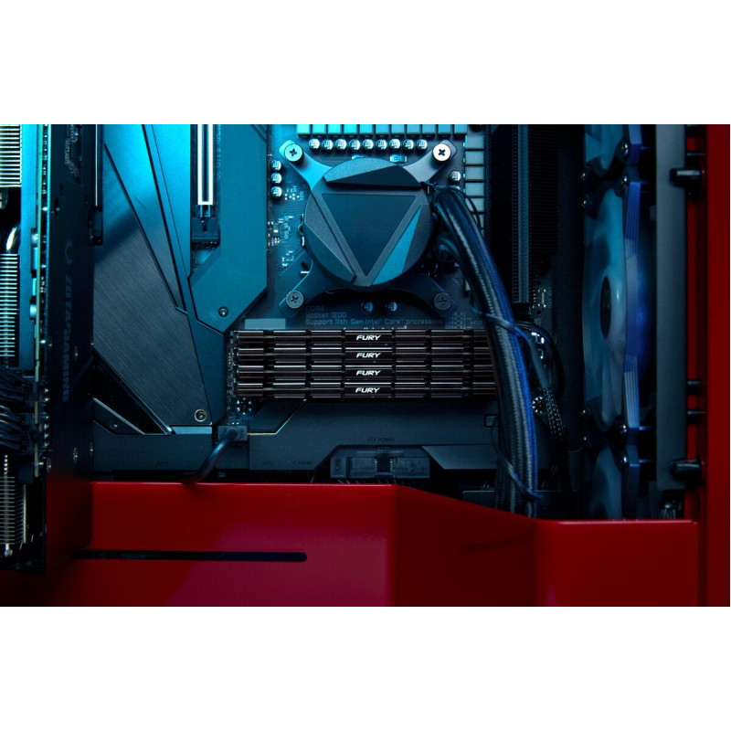 Модуль пам'яті Kingston DDR4 16GB (2x8GB) 3200 MHz Fury Renegade Black Fury (ex.HyperX) (KF432C16RB2K2/16)