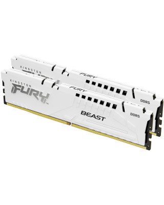 Модуль пам'яті Kingston DDR5 64GB (2x32GB) 6000MHz Beast White Fury (ex.HyperX) (KF560C36BWEK2-64)