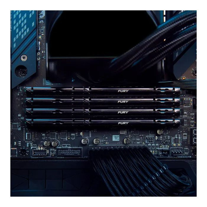 Модуль пам'яті Kingston DDR5 64GB (2x32GB) 5200MHz Beast Black Fury (ex.HyperX) (KF552C40BB2K2-64)