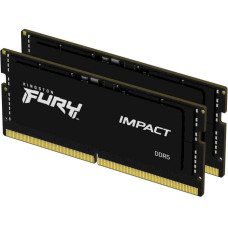 Пам'ять для ноутбуків Kingston FURY 32 GB (2x16GB) DDR5 6400 MHz Impact Black (KF564S38IBK2-32)