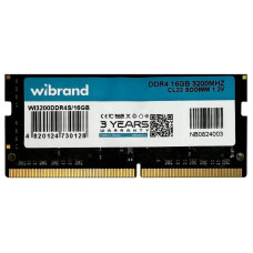 Модуль пам'яті Wibrand SODIMM DDR4 16GB 3200MHz CL22 (WI3200DDR4S/16GB)