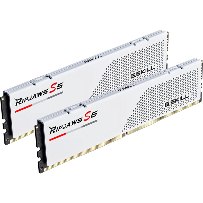 Модуль пам'яті G.Skill DDR5 2x16GB/6000 Ripjaws S5 White (F5-6000J3238F16GX2-RS5W)