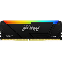 Модуль пам'яті Kingston DDR5 16GB 5600 MHz Beast RGB AM5 Black Fury (ex. HyperX) (KF556C36BBEA-16)
