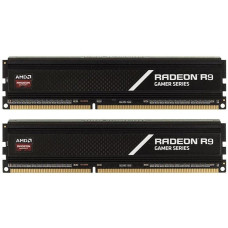 Модуль пам'яті AMD DDR4 16GB (2x8GB) 3200MHz Radeon R9 (R9S416G3206U2K)