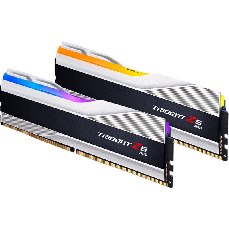 Модуль пам'яті G.Skill DDR5 2x16GB/7200 Trident Z5 RGB Silver (F5-7200J3445G16GX2-TZ5RS)