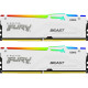 Модуль пам'яті KINGSTON 32Gb DDR5 6000MHz Fury Beast White RGB (2x16) EXPO+XMP