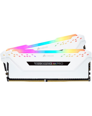 Модуль пам'яті Corsair 16 GB (2x8GB) DDR4 3200 MHz Vengeance RGB Pro White (CMW16GX4M2C3200C16W)