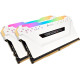 Модуль пам'яті Corsair 16 GB (2x8GB) DDR4 3200 MHz Vengeance RGB Pro White (CMW16GX4M2C3200C16W)