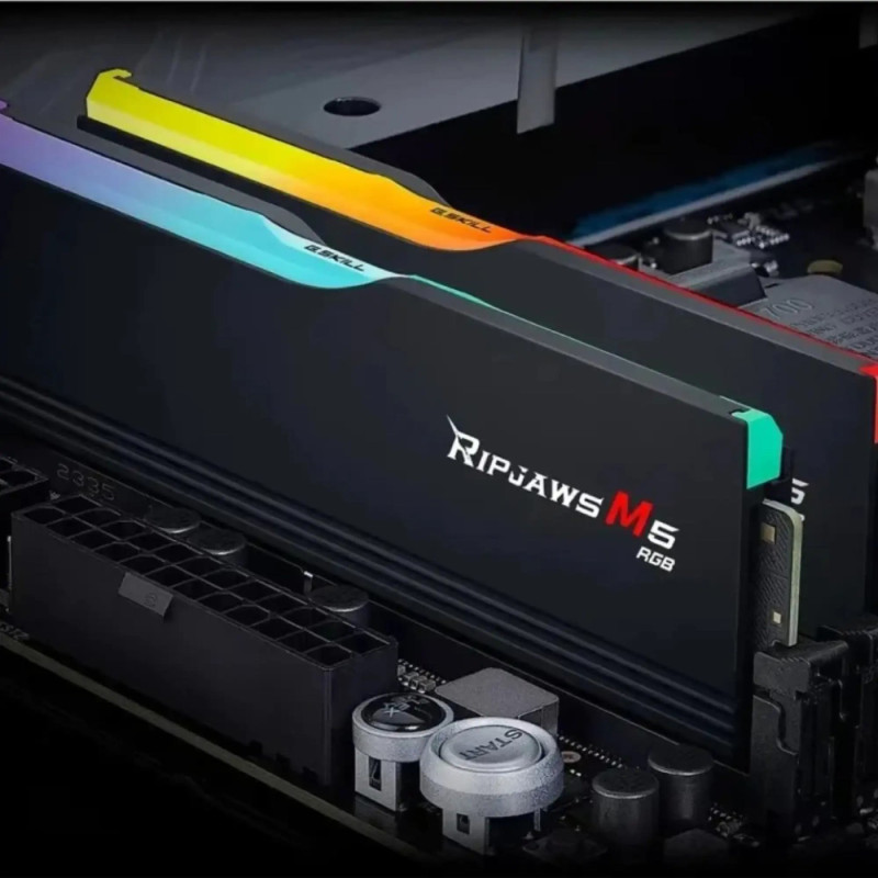 Модуль пам'яті G.Skill Ripjaws M5 RGB Black DDR5-6000 32GB (2x16GB) (F5-6000J3636F16GX2-RM5RK)