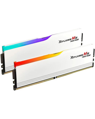 Модуль пам'яті G.Skill RIPJAWS M5 NEO RGB Білий DDR5-6000 96GB (2x48GB) (F5-6000J3036F48GX2-RM5NRW)