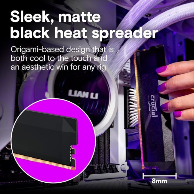 Модуль пам'яті Micron (Crucial) DDR5 16GB 6400 MHz Pro (CP16G64C38U5B)