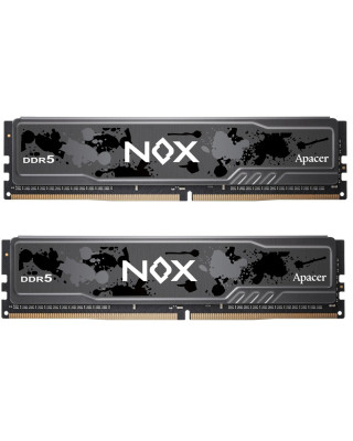 Модуль пам'яті Apacer DDR5 32GB (2x16GB) 5200MHz NOX (AH5U32G52C522MBAA-2)