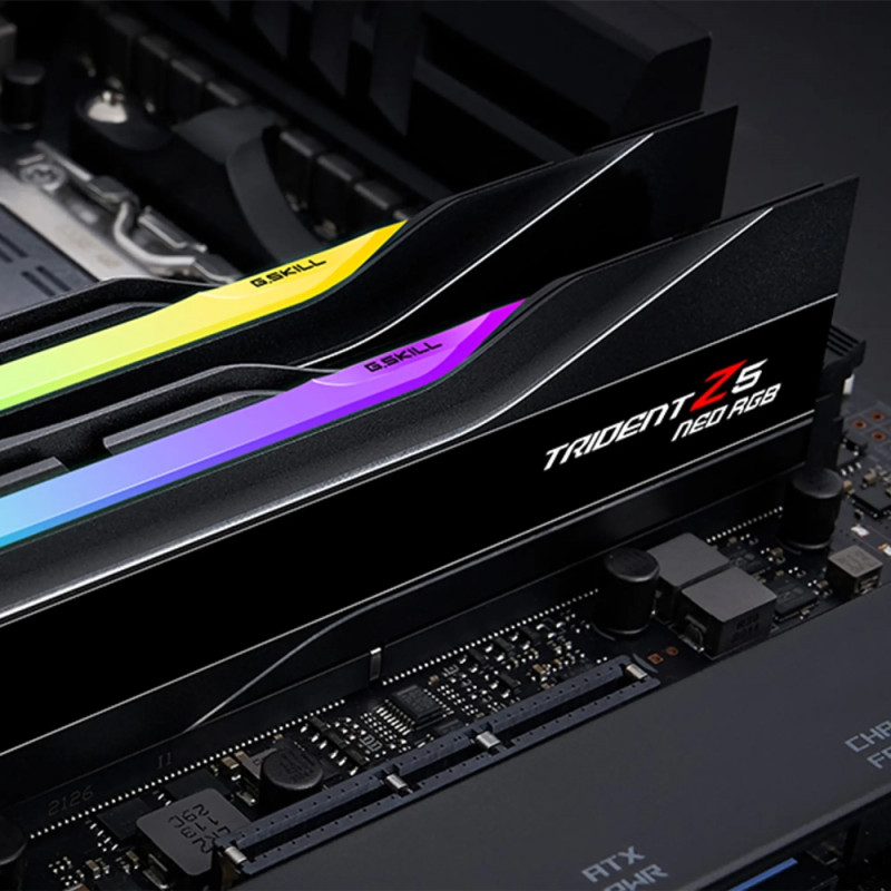Модуль пам'яті G.Skill Trident Z5 Neo RGB Black DDR5-6000 64GB (2x32GB) (F5-6000J3636F32GX2-TZ5NR)