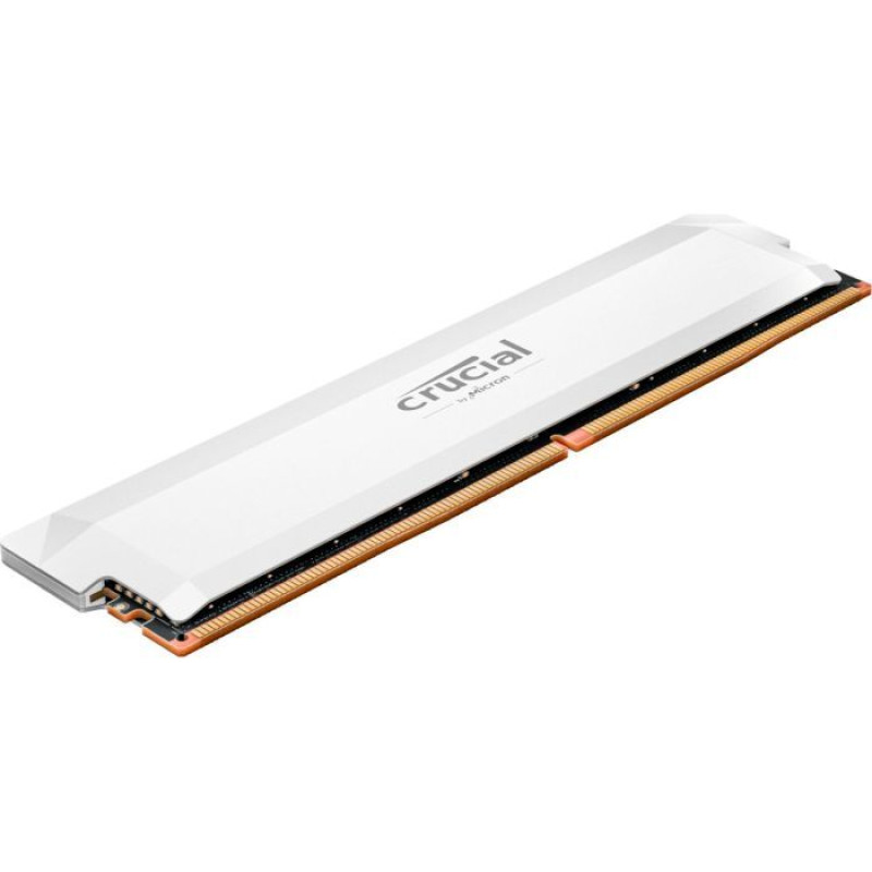 Модуль пам'яті Micron (Crucial) DDR5 16GB 6400 MHz Pro Overclocking White (CP16G64C38U5W)