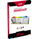 Модуль пам'яті Kingston DDR5 24GB FURY Renegade Silver/White RGB 8400Mhz (KF584CU40RWA-24)