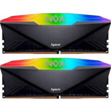 Модуль пам'яті Apacer DDR4 2х8GB/3200 NOX RGB Black (AH4U16G32C28YNBAA-2)
