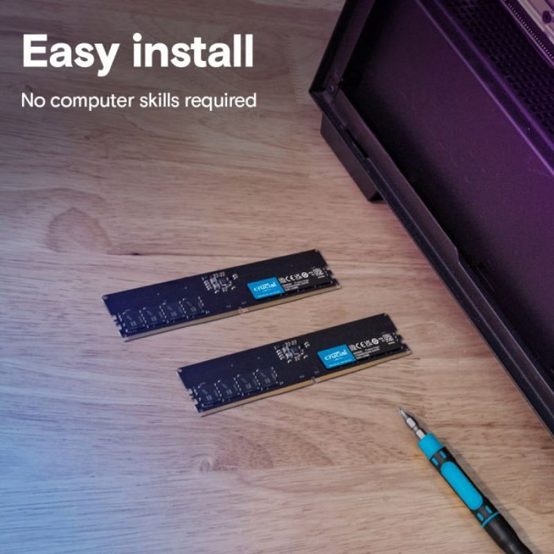 Модуль пам'яті Micron (Crucial) DDR5 32GB 5600 MHz (CT32G56C46U5T)