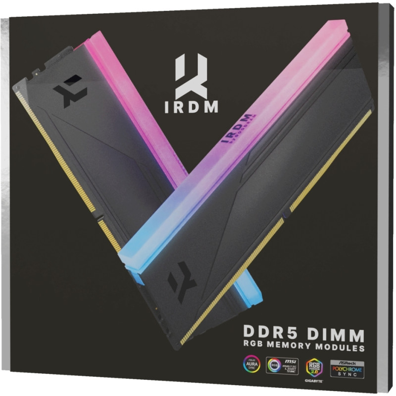 Модуль пам'яті Goodram DDR5 2x16GB 6800MHz IRDM RGB Black (IRG-68D5L34S/32GDC)