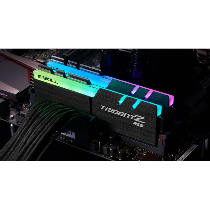 Модуль пам'яті G.Skill DDR4 16GB (2x8GB) 3600 MHz Trident Z RGB (F4-3600C18D-16GTZRX)