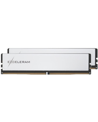 Модуль пам'яті eXceleram DDR5 32GB (2x16GB) 6000MHz White Sark (EBW50320603638CD)
