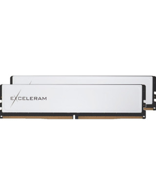 Модуль пам'яті eXceleram DDR5 32GB (2x16GB) 6000MHz White Sark (EBW50320604040CD)