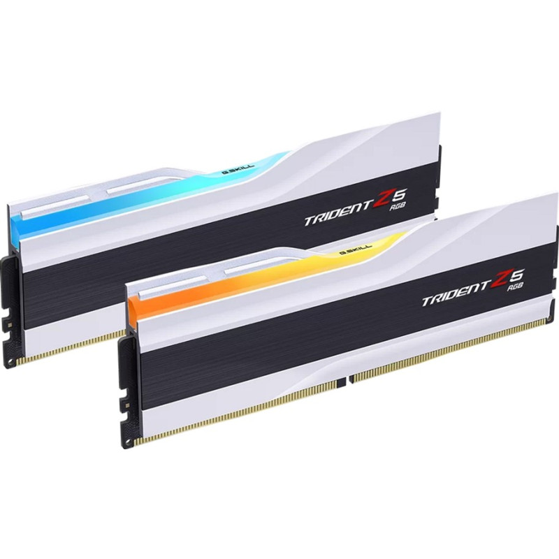 Модуль пам'яті G.Skill DDR5 32GB (2x16GB) 6000 MHz Trident Z5 RGB White (F5-6000J3636F16GX2-TZ5RW)