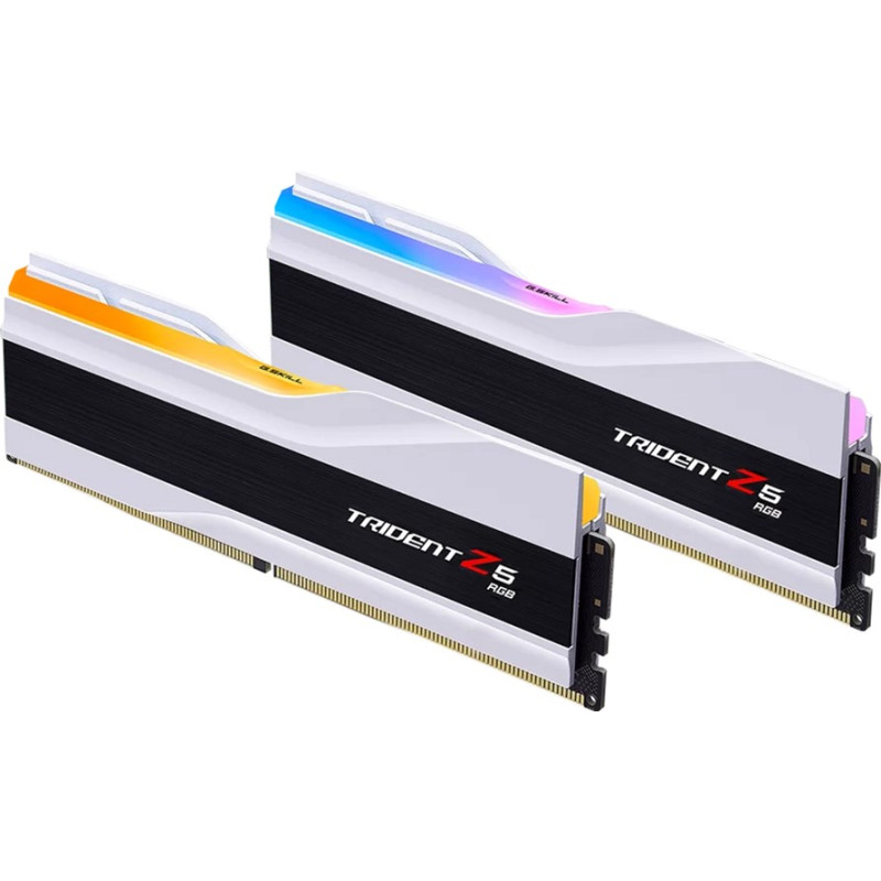 Модуль пам'яті G.Skill DDR5 32GB (2x16GB) 6000 MHz Trident Z5 RGB White (F5-6000J3636F16GX2-TZ5RW)