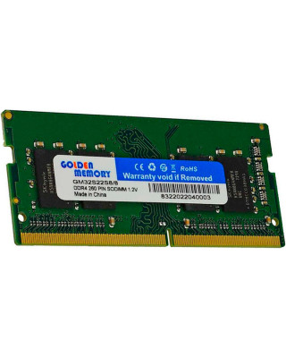 Модуль пам'яті Golden Memory SoDIMM DDR4 8GB 3200MHz (GM32S22S8/8)