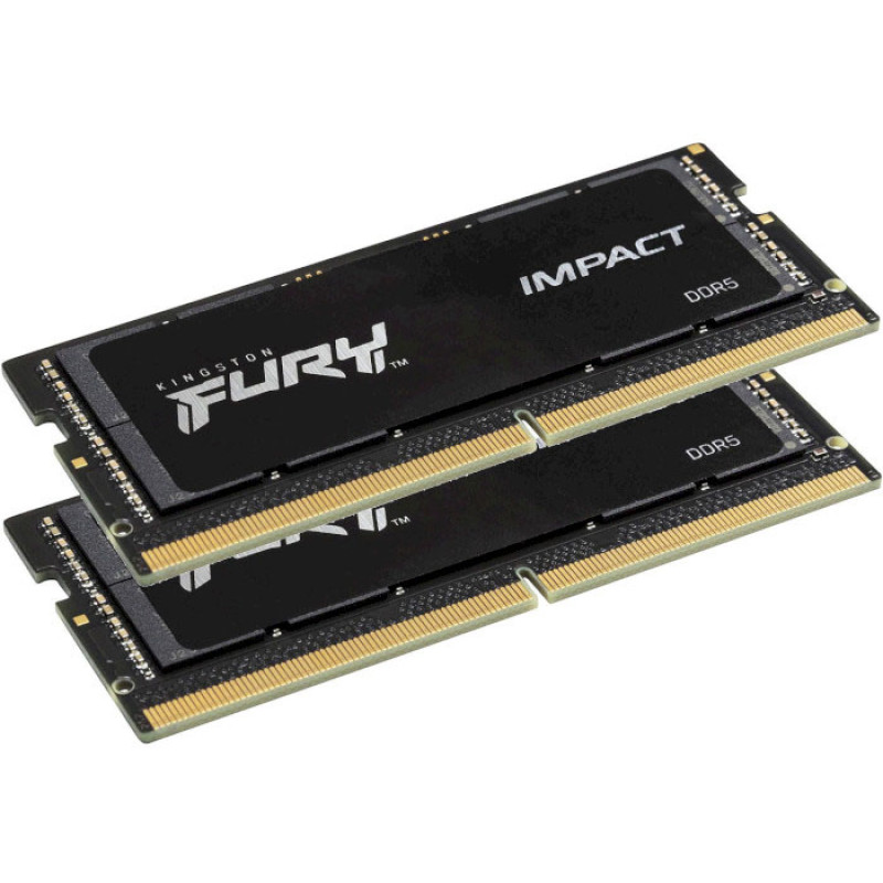 Модуль пам'яті Kingston FURY 32 GB (2x16 GB) SO-DIMM DDR5 6000 MHz Impact (KF560S38IBK2-32)