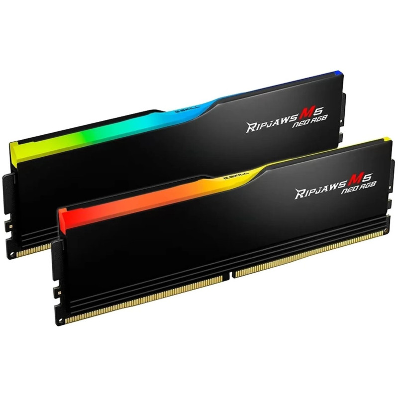 Модуль пам'яті G.Skill RIPJAWS M5 NEO RGB DDR5-6000 64GB (2x32GB) (F5-6000J3636F32GX2-RM5NRK)