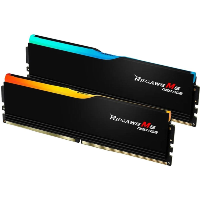 Модуль пам'яті G.Skill RIPJAWS M5 NEO RGB DDR5-6000 64GB (2x32GB) (F5-6000J3636F32GX2-RM5NRK)
