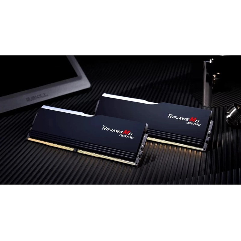 Модуль пам'яті G.Skill RIPJAWS M5 NEO RGB DDR5-6000 64GB (2x32GB) (F5-6000J3636F32GX2-RM5NRK)