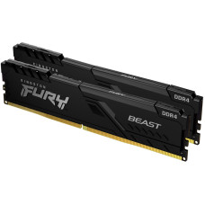 Модуль пам'яті Kingston DDR4 16GB (2x8GB) 3200MHz Black Fury (ex.HyperX) (KF432C16BBK2/16WP)