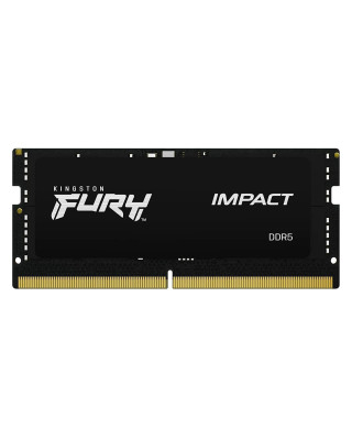 Модуль пам'яті Kingston SoDIMM DDR5 16GB (2x8GB) 6000 МГц Impact Fury (ex.HyperX) (KF564S38IB-16)