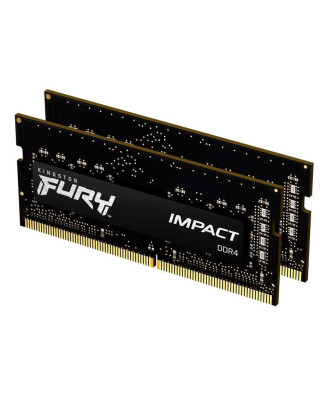 Модуль пам'яті Kingston FURY 16 GB (2x8GB) SO-DIMM DDR4 3200 MHz Impact (KF432S20IBK2/16)