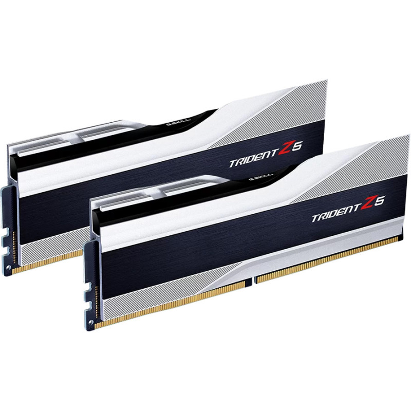 Модуль пам'яті G.Skill DDR5 64GB (2x32GB) 6000 МГц Trident Z5 Silver (F5-6000J3238G32GX2-TZ5S)